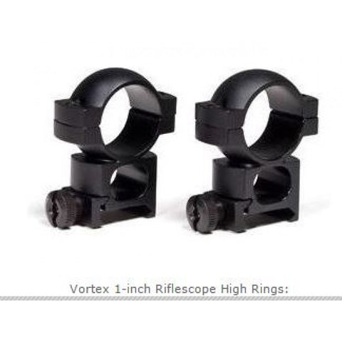 Vortex Hunter Series 1-inch Riflescope Rings